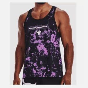 Under Armour Project Rock Tank Top Iron Paradise Do Not Go Gentle Men's S